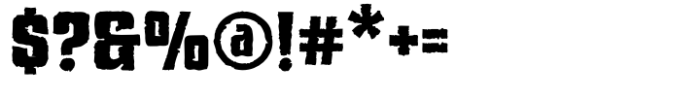 Korga Rough Font OTHER CHARS