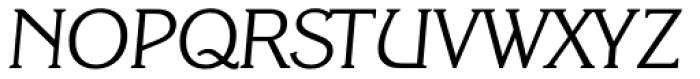 Korinth Serial Light Italic Font UPPERCASE