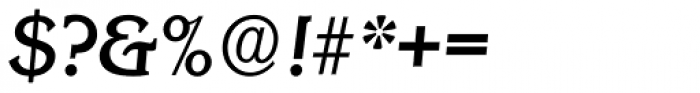 Korinth Serial Medium Italic Font OTHER CHARS