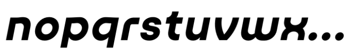 Kornasoft Bold Italic Font LOWERCASE