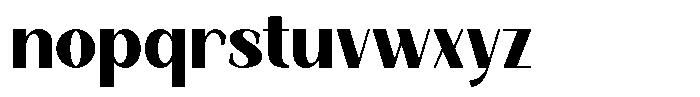 Korners Black Font LOWERCASE