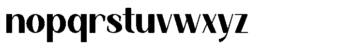 Korners Extra Bold Font LOWERCASE