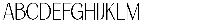 Korners Extra Light Font UPPERCASE
