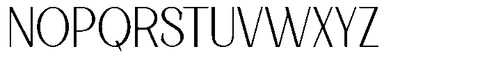 Korners Extra Light Font UPPERCASE