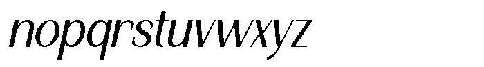 Korners Italic Font LOWERCASE