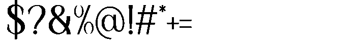 Korners Regular Font OTHER CHARS