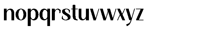 Korners Semi Bold Font LOWERCASE