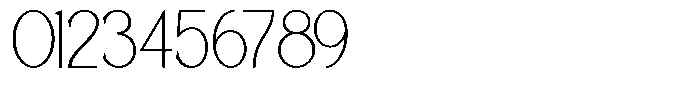 Korners Thin Font OTHER CHARS