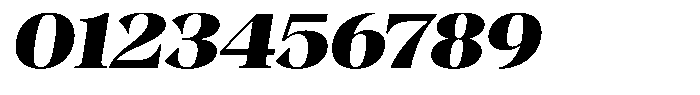 Kornesia  Black Expanded Oblique Font OTHER CHARS