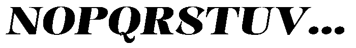 Kornesia  Black Expanded Oblique Font UPPERCASE