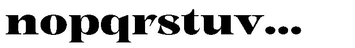 Kornesia  Black Expanded Font LOWERCASE