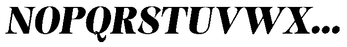 Kornesia  Black Oblique Font UPPERCASE