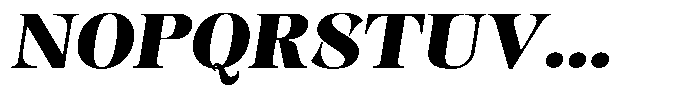 Kornesia  Black Semi Expanded Oblique Font UPPERCASE