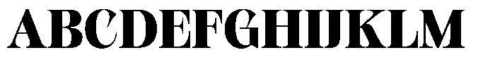 Kornesia  Black Font UPPERCASE