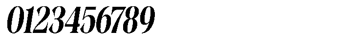 Kornesia  Bold Condensed Oblique Font OTHER CHARS
