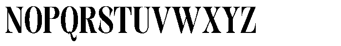 Kornesia  Bold Condensed Font UPPERCASE