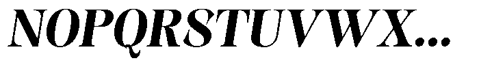 Kornesia  Bold Oblique Font UPPERCASE