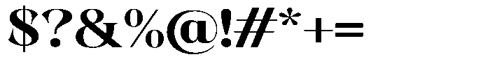 Kornesia  Bold Semi Expanded Font OTHER CHARS
