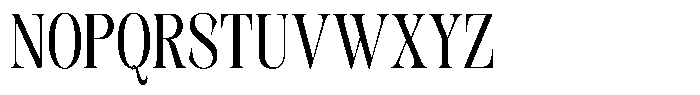 Kornesia  Condensed Font UPPERCASE