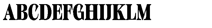 Kornesia Contrast Kornesia Cntr Black Condensed Font UPPERCASE