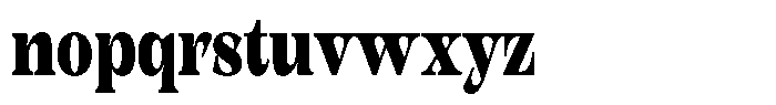 Kornesia Contrast Kornesia Cntr Black Condensed Font LOWERCASE