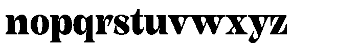 Kornesia Contrast Kornesia Cntr Black Semi Condensed Font LOWERCASE