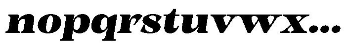 Kornesia Contrast Kornesia Cntr Black Semi Expanded Oblique Font LOWERCASE