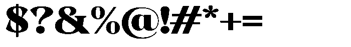Kornesia Contrast Kornesia Cntr Black Semi Expanded Font OTHER CHARS