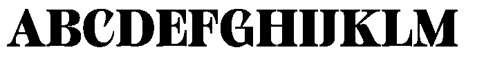 Kornesia Contrast Kornesia Cntr Black Font UPPERCASE