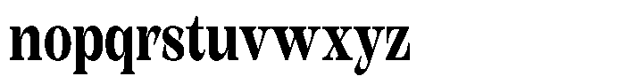 Kornesia Contrast Kornesia Cntr Bold Condensed Font LOWERCASE