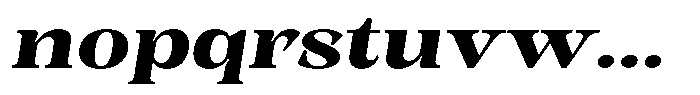 Kornesia Contrast Kornesia Cntr Bold Expanded Oblique Font LOWERCASE