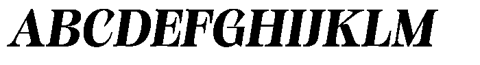Kornesia Contrast Kornesia Cntr Bold Oblique Font UPPERCASE