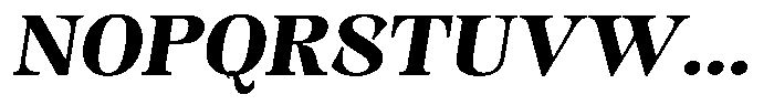 Kornesia Contrast Kornesia Cntr Bold Semi Expanded Oblique Font UPPERCASE