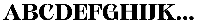 Kornesia Contrast Kornesia Cntr Bold Semi Expanded Font UPPERCASE