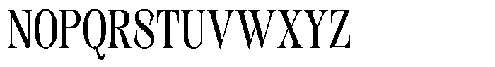 Kornesia Contrast Kornesia Cntr Condensed Font UPPERCASE