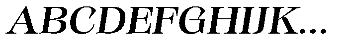 Kornesia Contrast Kornesia Cntr Expanded Oblique Font UPPERCASE