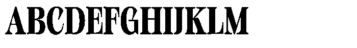 Kornesia Contrast Kornesia Cntr Extra Bold Condensed Font UPPERCASE