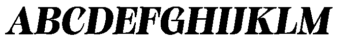 Kornesia Contrast Kornesia Cntr Extra Bold Oblique Font UPPERCASE