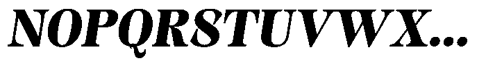 Kornesia Contrast Kornesia Cntr Extra Bold Oblique Font UPPERCASE