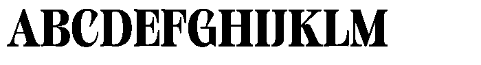 Kornesia Contrast Kornesia Cntr Extra Bold Semi Condensed Font UPPERCASE