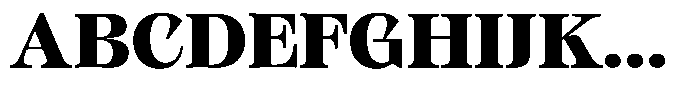 Kornesia Contrast Kornesia Cntr Extra Bold Semi Expanded Font UPPERCASE
