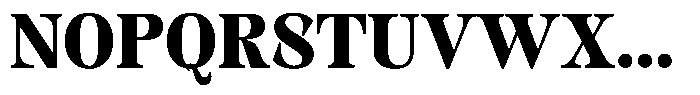 Kornesia Contrast Kornesia Cntr Extra Bold Font UPPERCASE