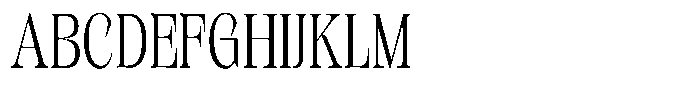 Kornesia Contrast Kornesia Cntr Extra Light Condensed Font UPPERCASE