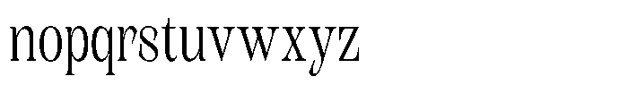 Kornesia Contrast Kornesia Cntr Extra Light Condensed Font LOWERCASE