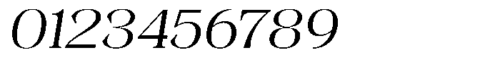 Kornesia Contrast Kornesia Cntr Extra Light Expanded Oblique Font OTHER CHARS