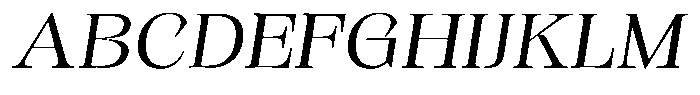 Kornesia Contrast Kornesia Cntr Extra Light Expanded Oblique Font UPPERCASE