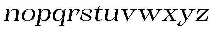 Kornesia Contrast Kornesia Cntr Extra Light Expanded Oblique Font LOWERCASE