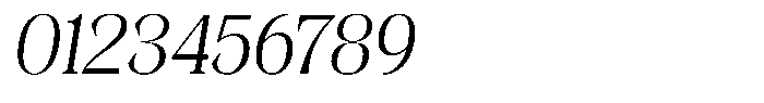 Kornesia Contrast Kornesia Cntr Extra Light Oblique Font OTHER CHARS
