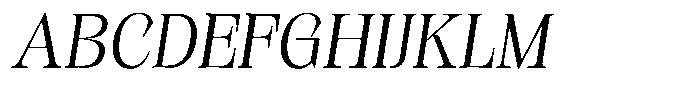 Kornesia Contrast Kornesia Cntr Extra Light Oblique Font UPPERCASE