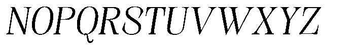 Kornesia Contrast Kornesia Cntr Extra Light Oblique Font UPPERCASE